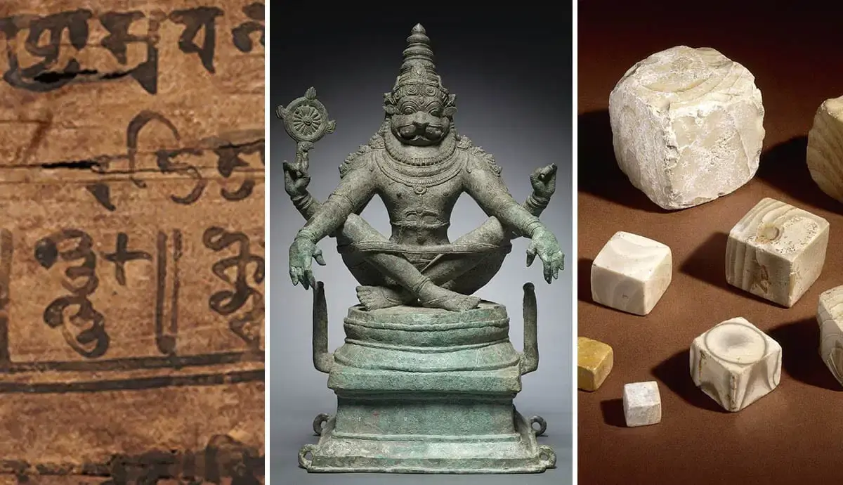 manuscript-ganesha-figure-chert-cubes-indian-inventions.webp